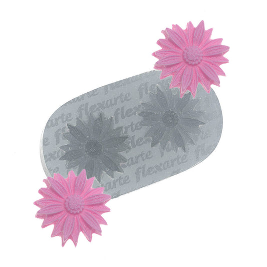 Molde de  Silicone 698 - Par de Flor Yrsa