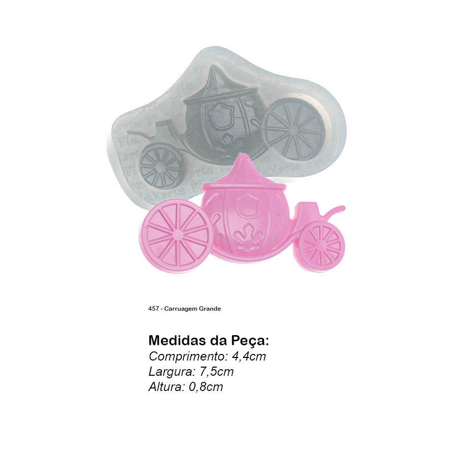Molde de  Silicone 457 - Carruagem Grande