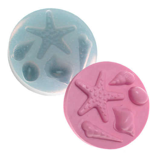 Molde de  Silicone 252 - Mini Crustáceos