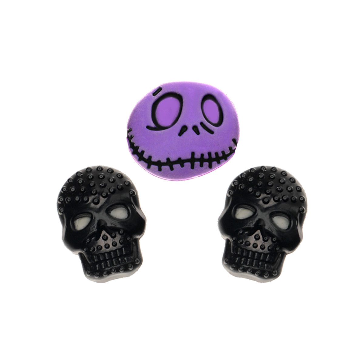 Molde de  Silicone 976 - Halloween Kit 03 - Caveiras