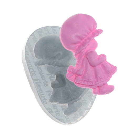 Molde de  Silicone 572 - Boneca Valentina Média