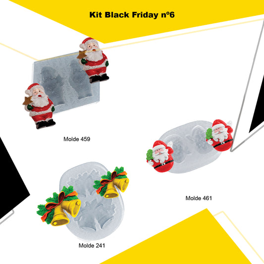 kit 6 - Black Friday de Moldes (459 + 461 + 241)