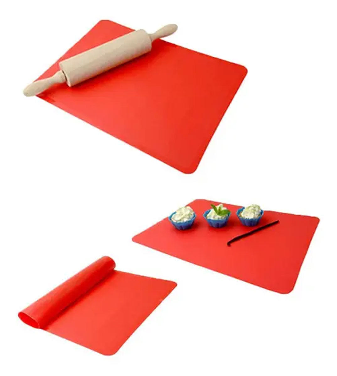 Tapete Culinário vermelho 40x30cm - Clink
