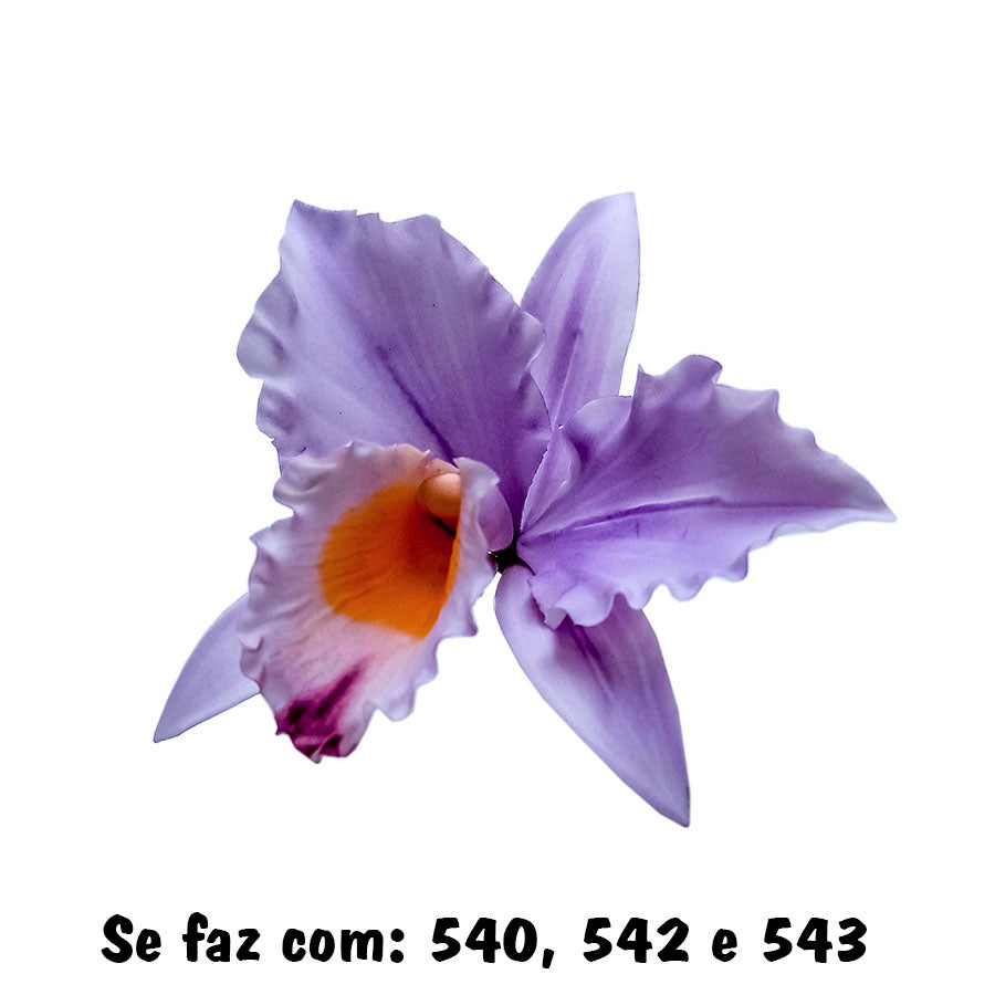 Molde de  Silicone 540 - Marcador de Orquídea Inferior