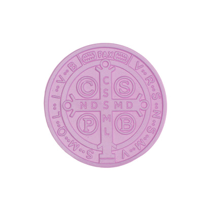 Molde de  Silicone 827 - Medalha de São Bento Média 4,5 Cm