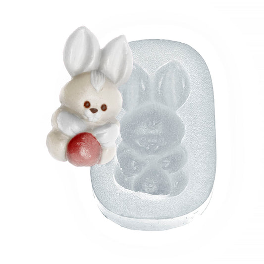 Molde de  Silicone 279 - Coelho com Ovo