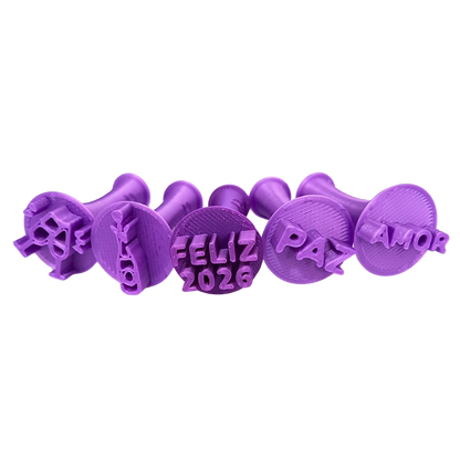 Carimbo 5039 - Marcador Brigadeiro - Ano Novo - Flexarte