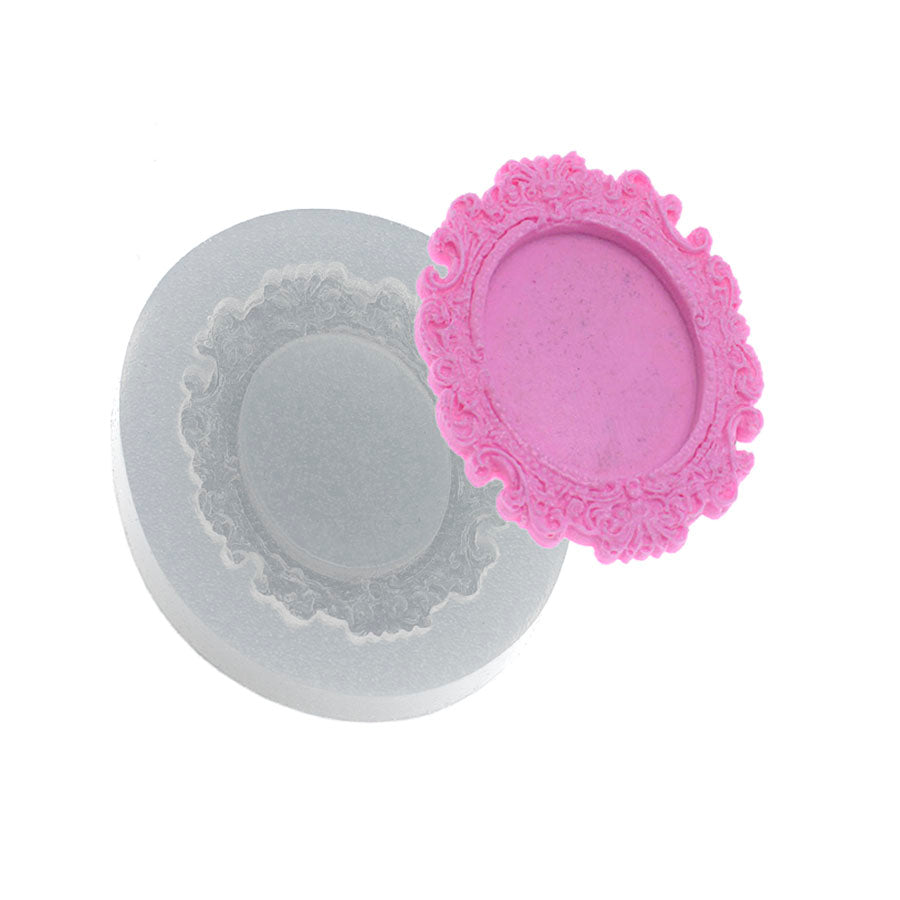 Molde de  Silicone 300 - Moldura Oval Nairobi