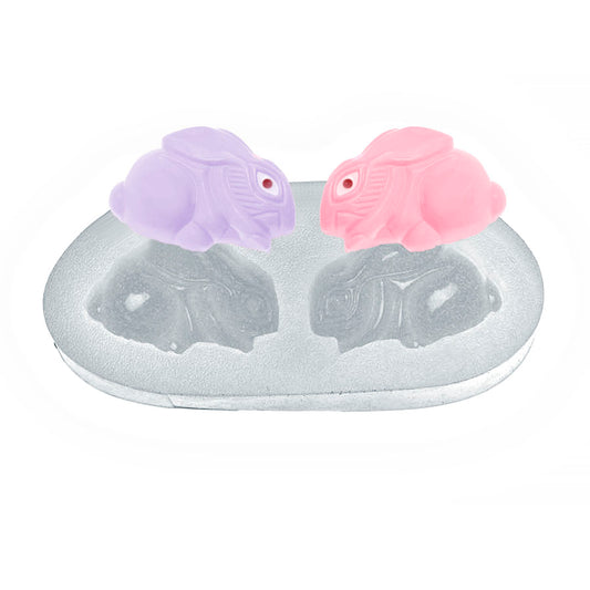 Molde de  Silicone 281 - Casal de Coelhos