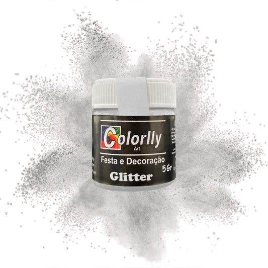 Pó para decoração - Glitter Nacarado 5g - Colorlly