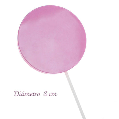 Molde de  Silicone 157 - Pirulito Grande 8cm