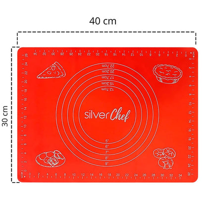 Tapete De Silicone 40Cm X 50cm - Silver Chef