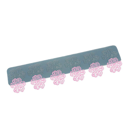 Molde de  Silicone 319 - Renda Hibiscos