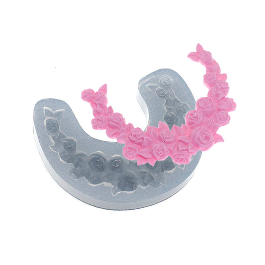 Molde de  Silicone 473 - Ramo de Flores