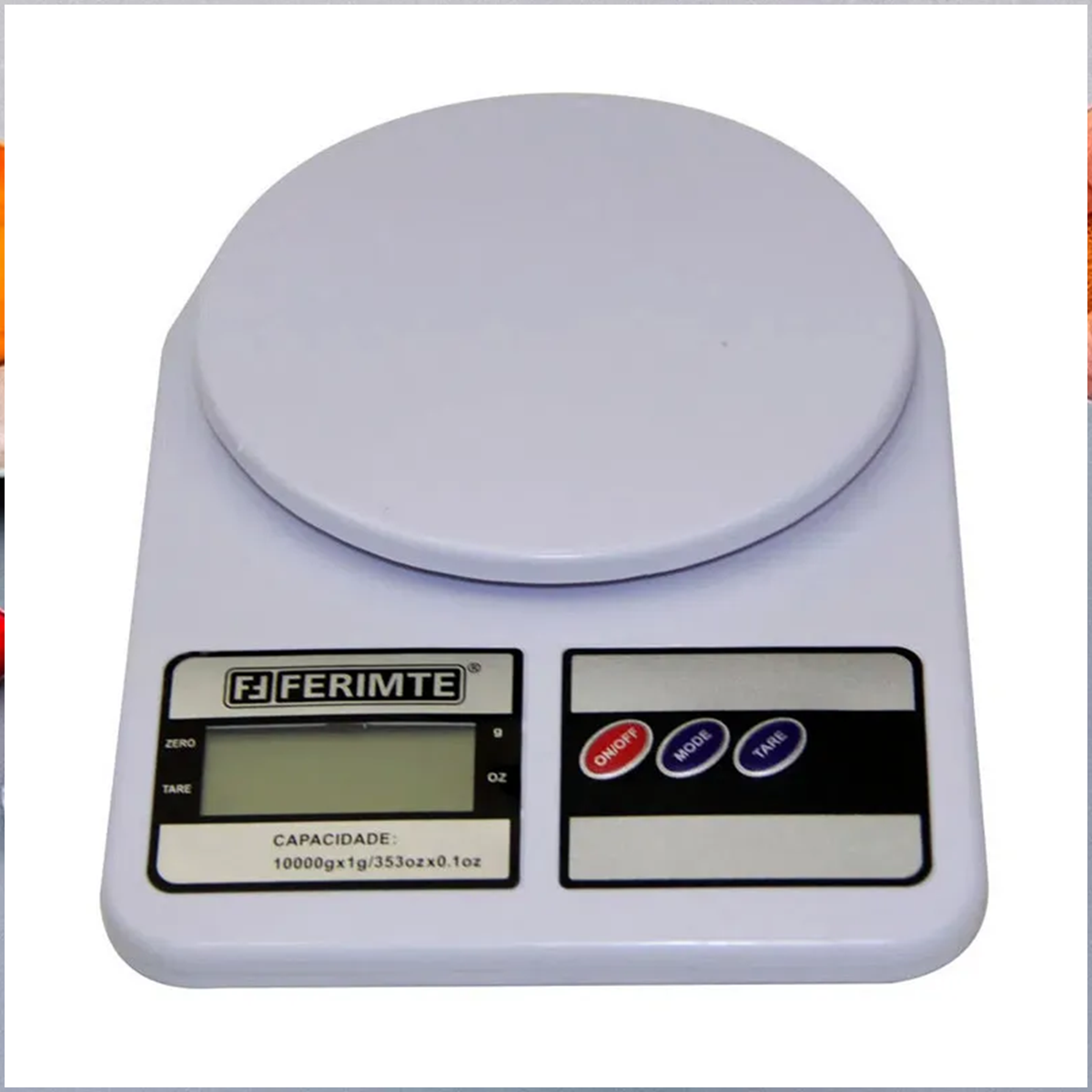 Balança de Cozinha Digital 10kg - Ferimte - BLACK FRIDAY