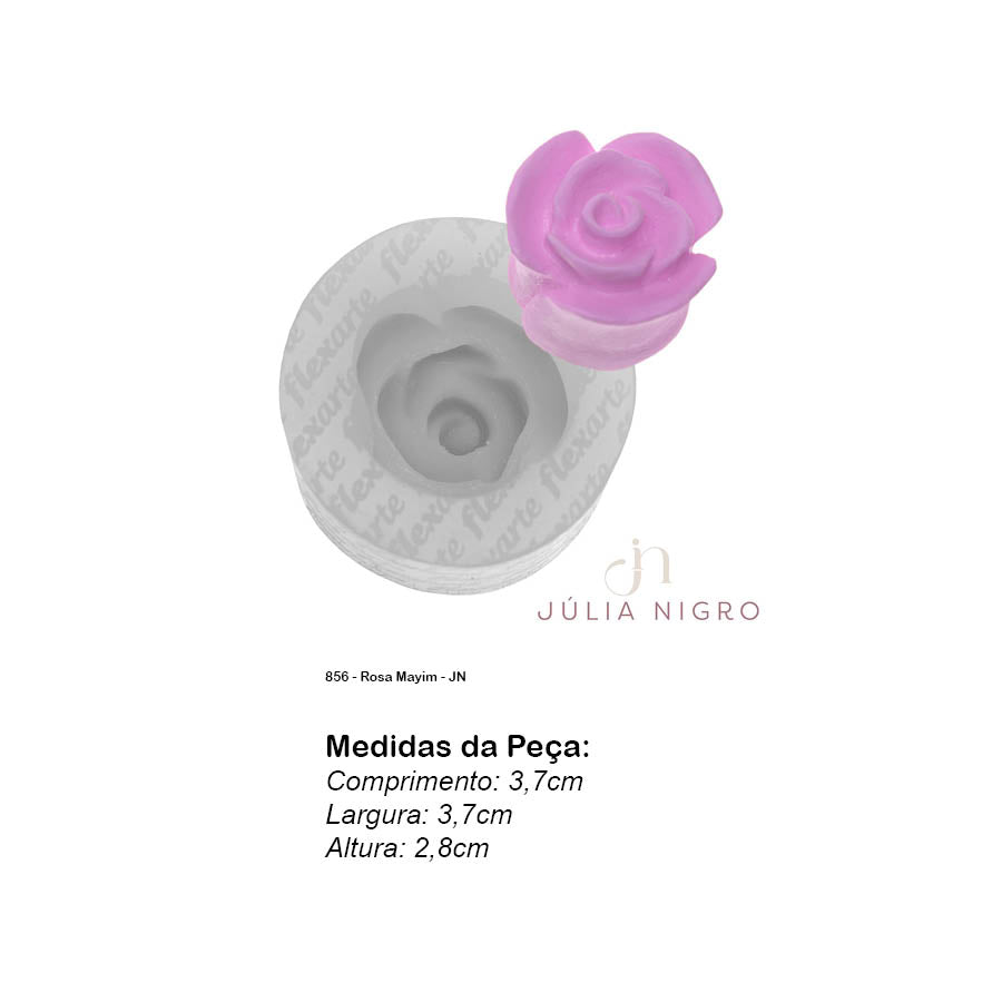 Molde de  Silicone 856 - Rosa Mayim - JN