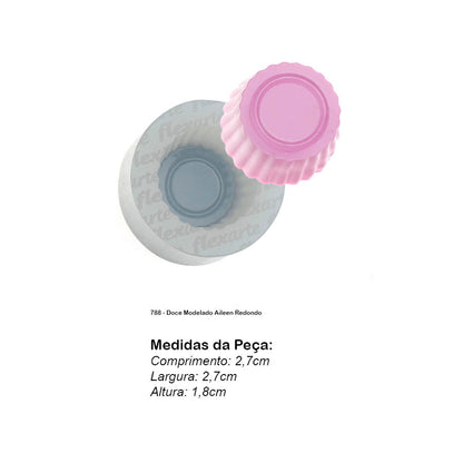 Molde de  Silicone 788 - Doce Modelado Aileen Redondo