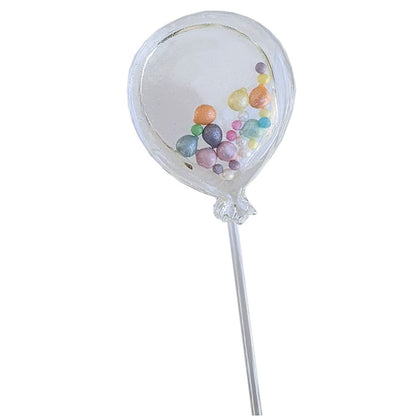 Molde de  Silicone 603 - Pirulito Balão (bexiga) Chocalho 6