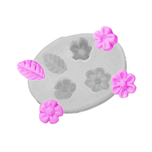 Molde de  Silicone 112 - Florzinhas 2