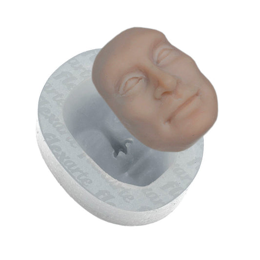 Molde de  Silicone 592 - Rosto Masculino RZ II