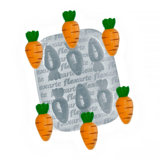 Molde de  Silicone 007 - Sexteto de Cenouras