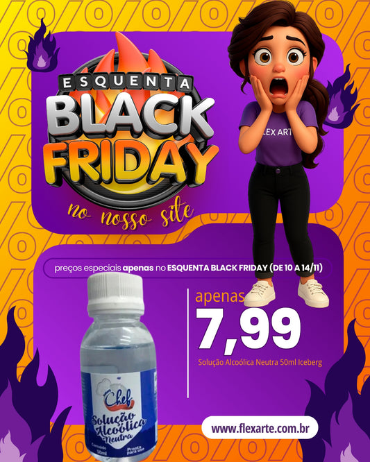 Solução Alcoólica - 50ml Iceberg - FLEXARTE - BLACK FRIDAY