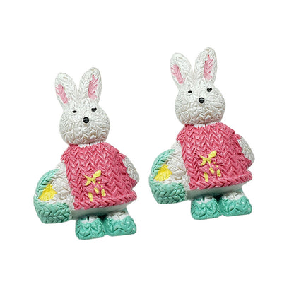 Molde de  Silicone 396 - Coelhinhas com Cesto de Ovos
