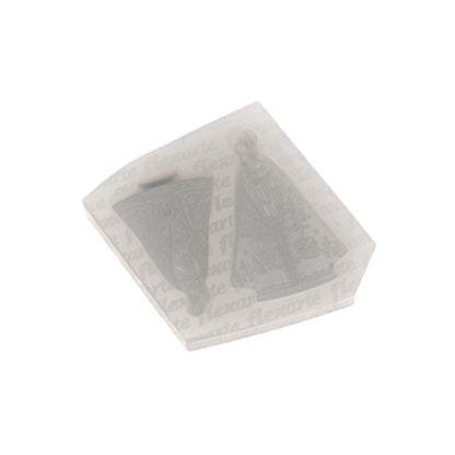 Molde de Silicone 1015 - N.S. Círio de Nazaré 4cm - Flexarte