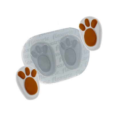 Molde de  Silicone 445 - Patinhas de Coelho