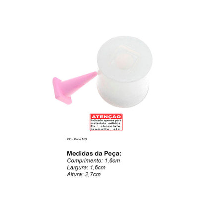 Molde de  Silicone 291 - Cone 1/24