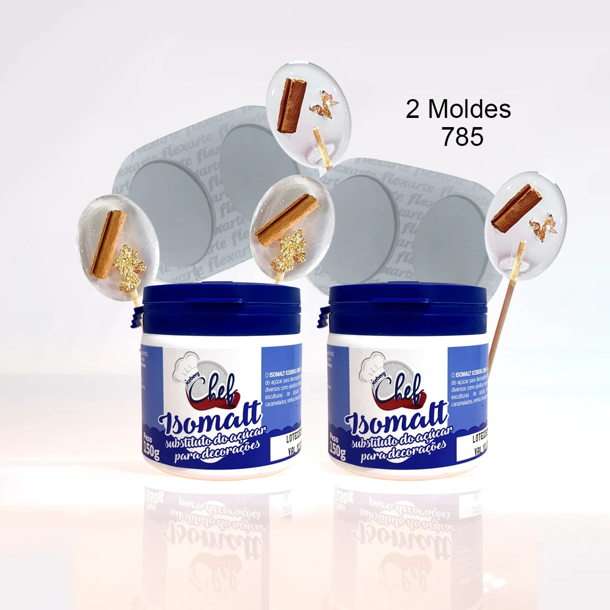 Kit - 2 Pirulitos (785) + 2 Isomalt