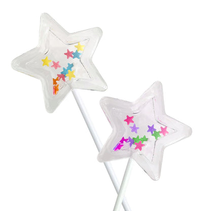Molde de  Silicone 504 - Pirulito Estrela Chocalho 6 Cm