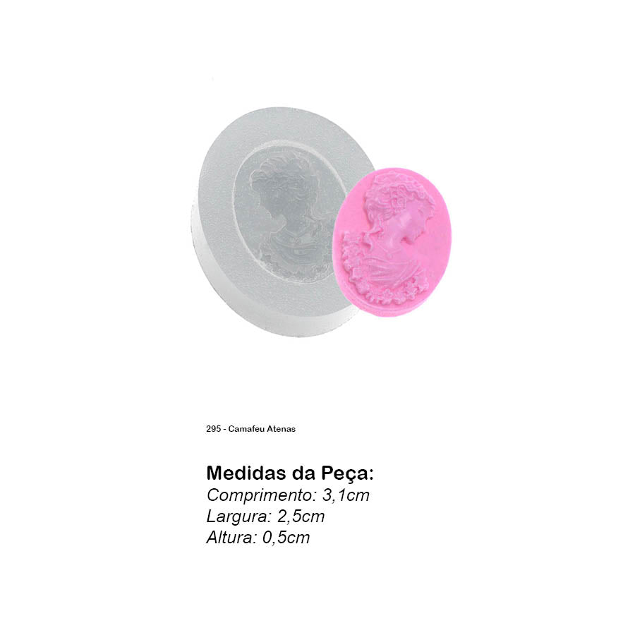 Molde de  Silicone 295 - Camafeu Atenas