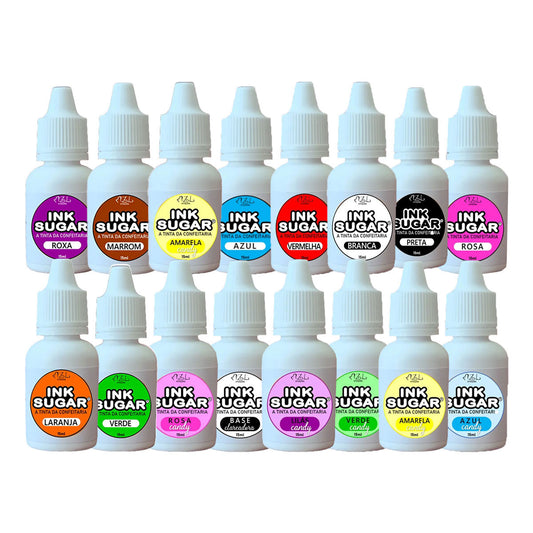 Kit Ink Sugar - KIT 16 Cores - 15ml