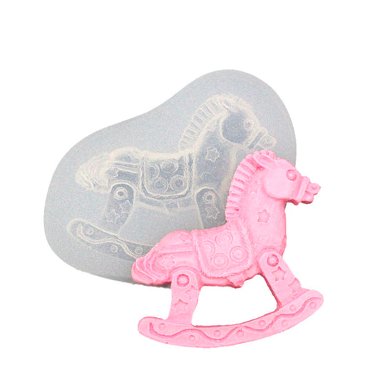 Molde de  Silicone 195 - Cavalo Md -  Detalhado