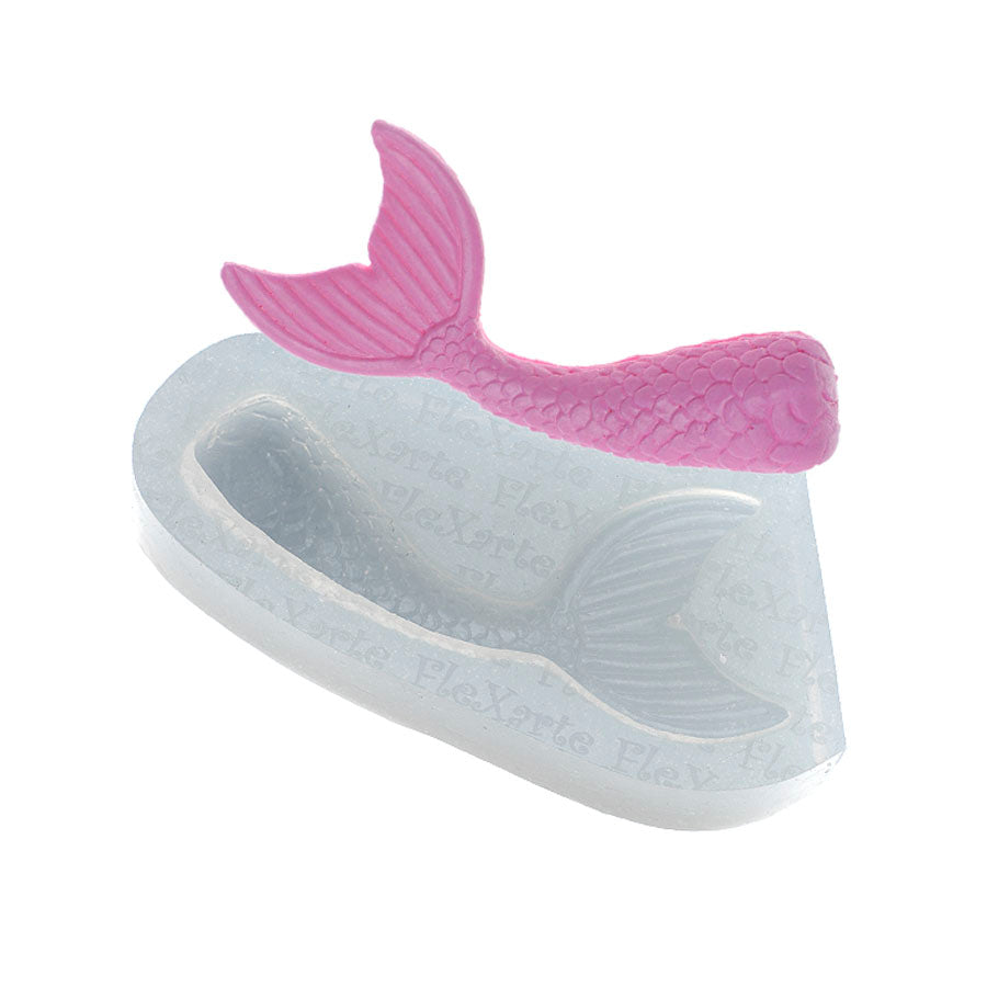 Molde de  Silicone 018 - Cauda de Sereia Bebê