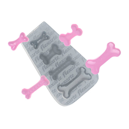 Molde de  Silicone 582 - Ossinhos de Cachorro