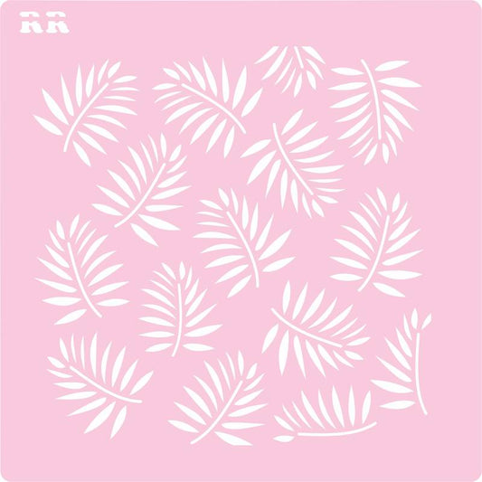 Stencil Biscoito Folhas 1