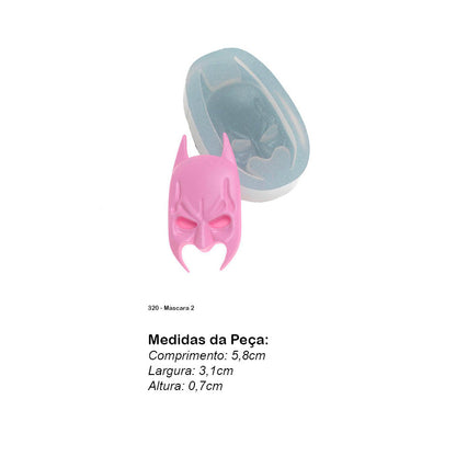Molde de  Silicone 320 - Máscara 2