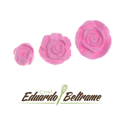 Molde de  Silicone 740 - Trio de Florzinhas Cathleen  - EB