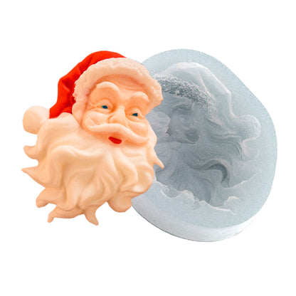 Molde de  Silicone 444 - Papai Noel Santa Claus BLACK FRIDAY