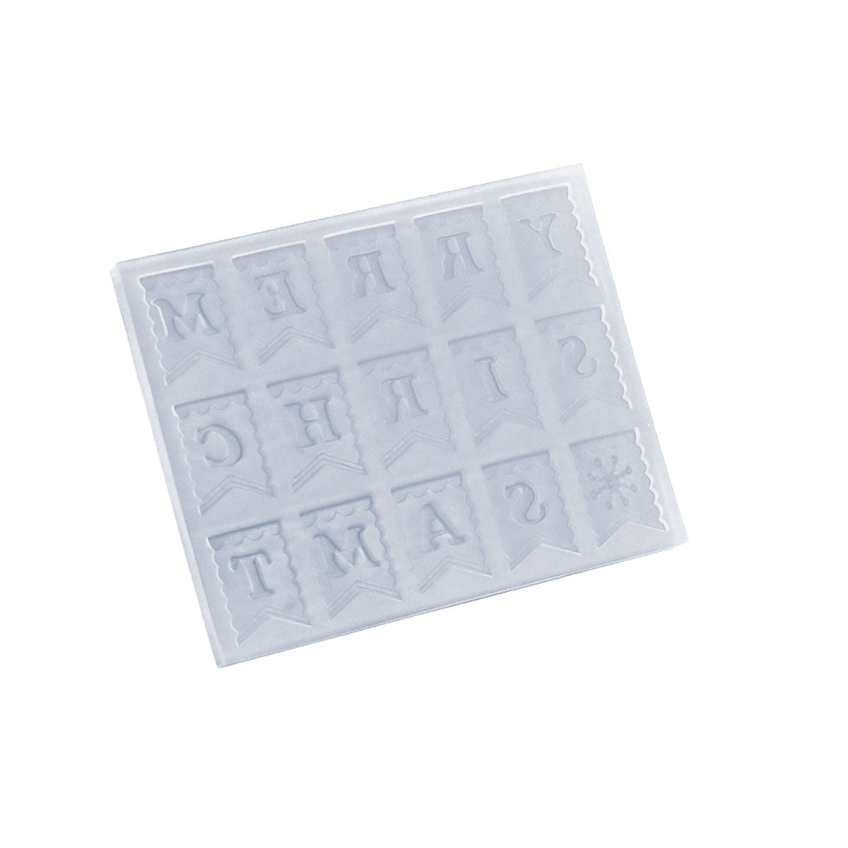 Molde de  Silicone 008 - Merry Christmas Letras