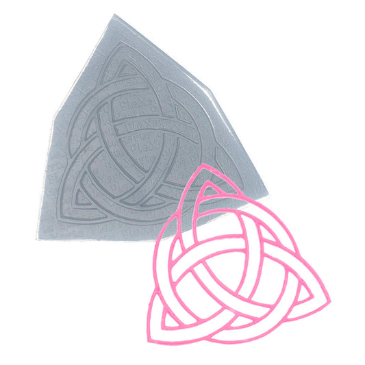 Molde de  Silicone 121 - Renda Triângulo Entrelaçado