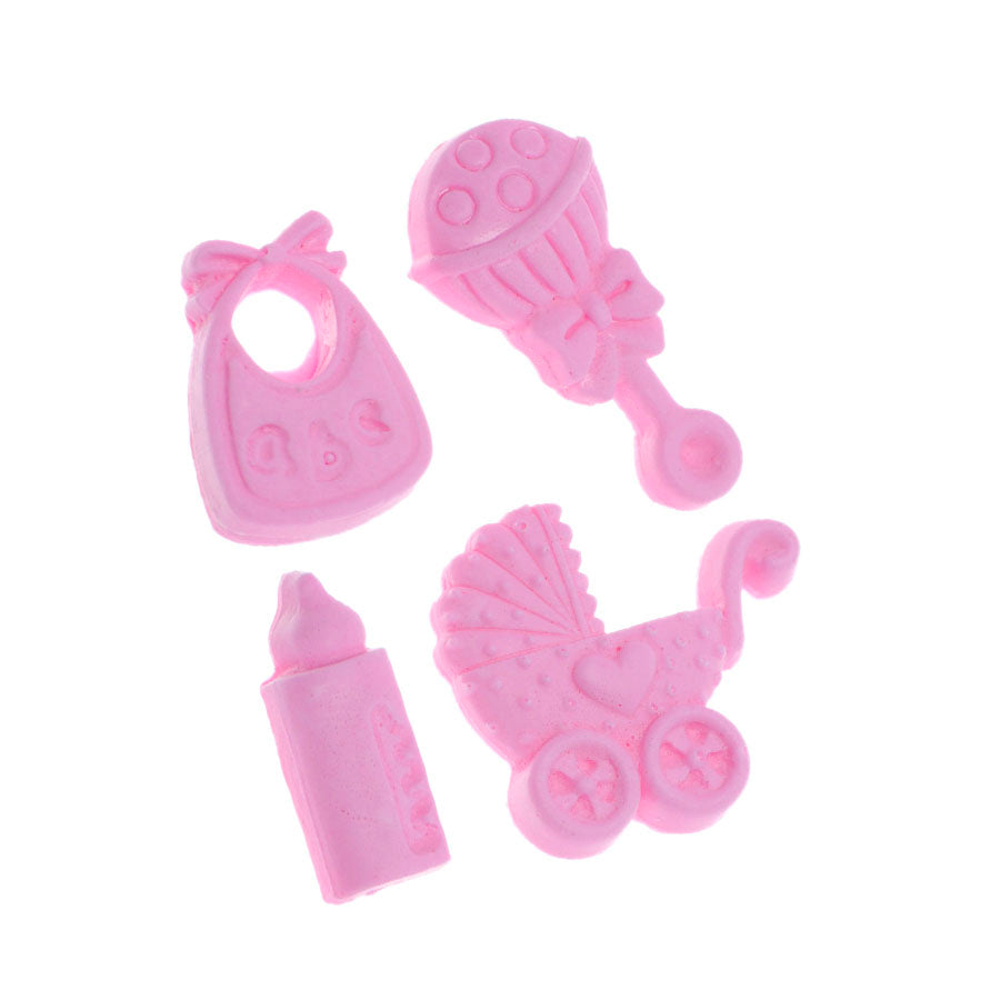 Molde de  Silicone 501 - Quarteto de Objetos para Bebê