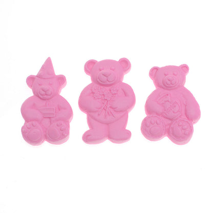 Molde de  Silicone 293 - Trio de Ursos