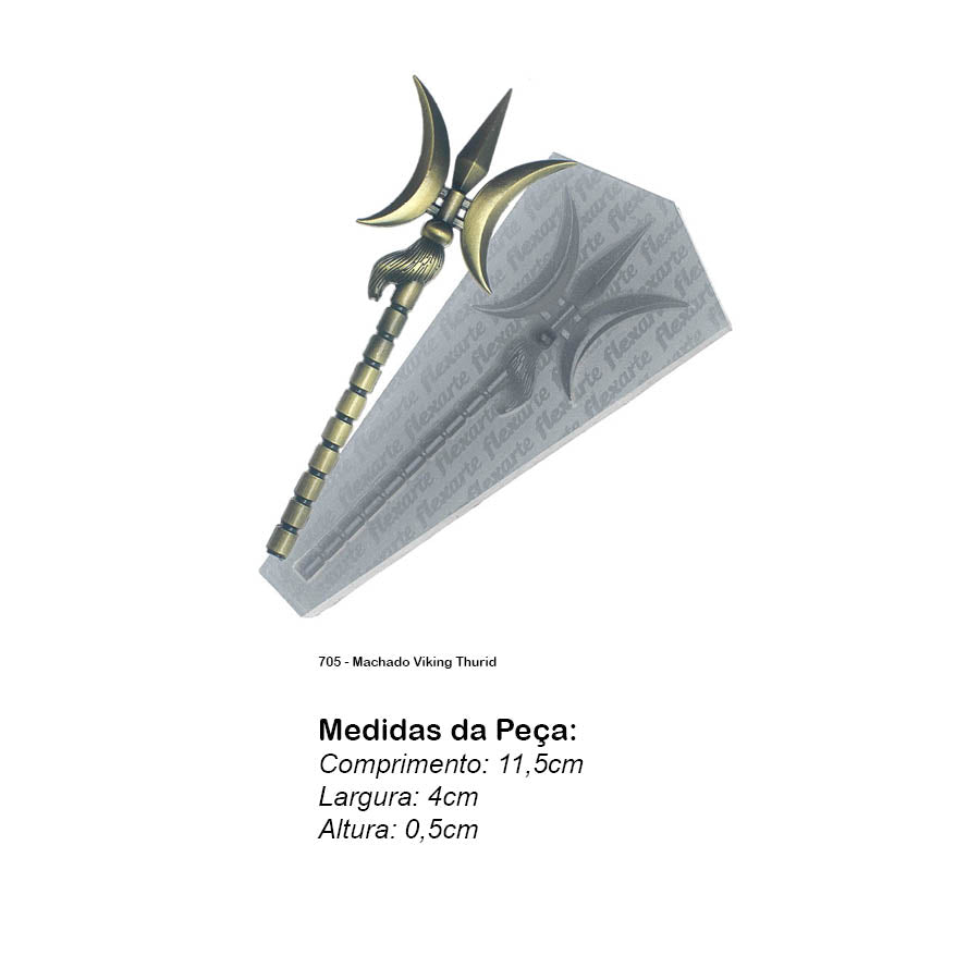 Molde de  Silicone 705 - Machado Viking Thurid