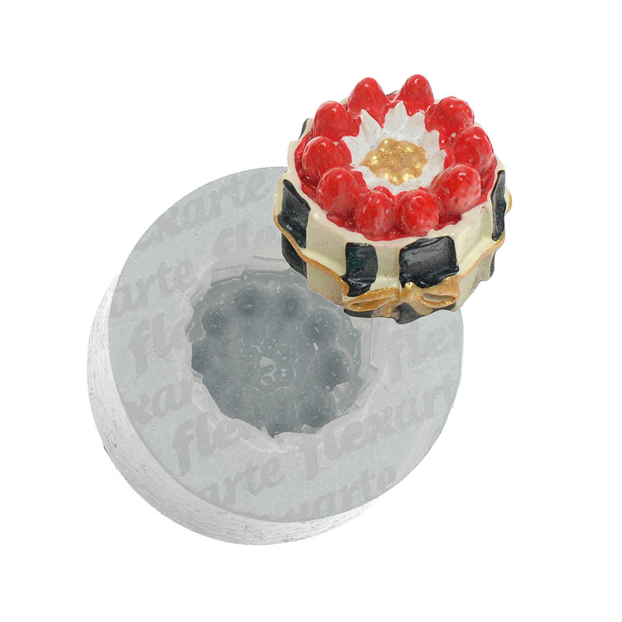 Molde de  Silicone 103 - Tortinha de Morango