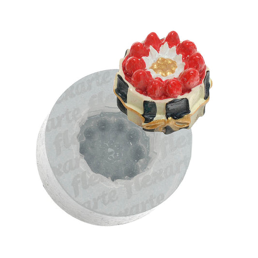 Molde de  Silicone 103 - Tortinha de Morango