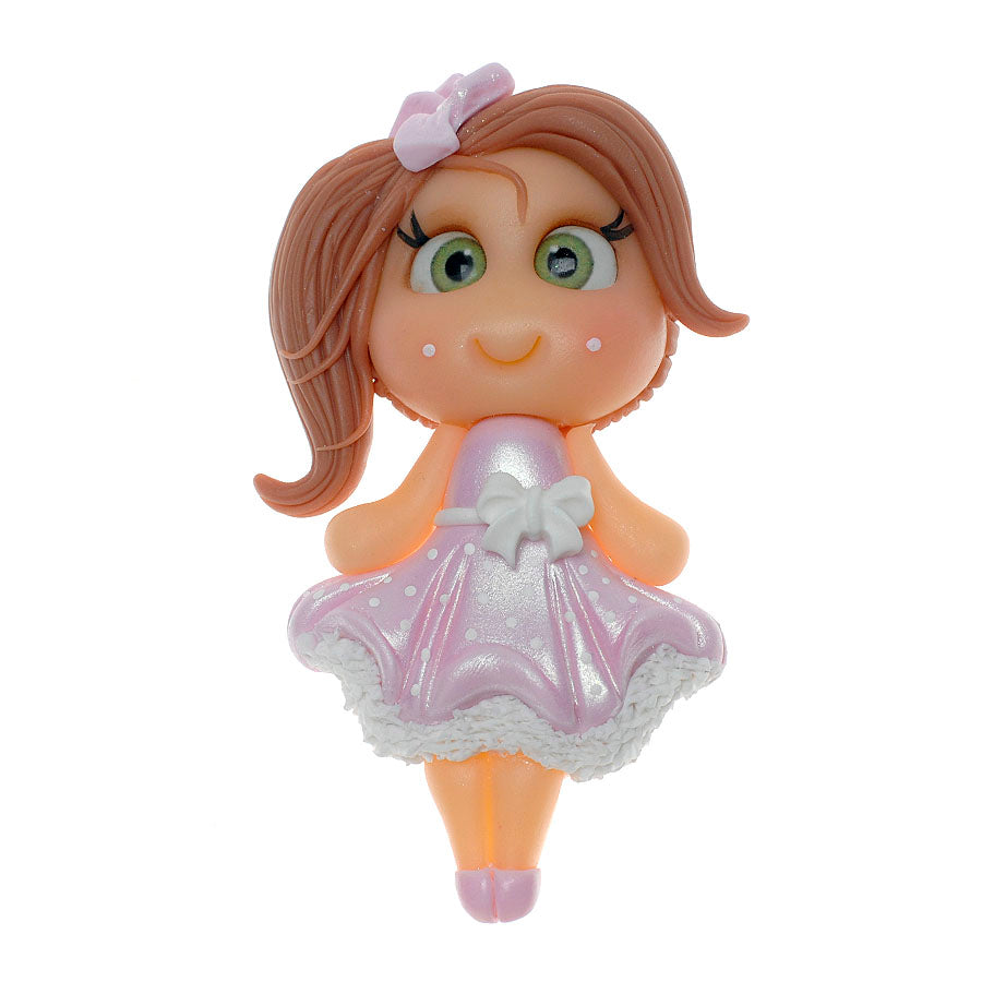 Molde de  Silicone 627 - Bonequinha Charlize