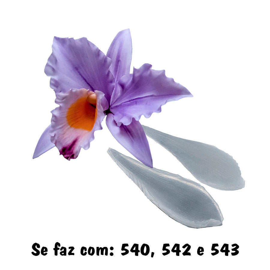 Molde de  Silicone 540 - Marcador de Orquídea Inferior